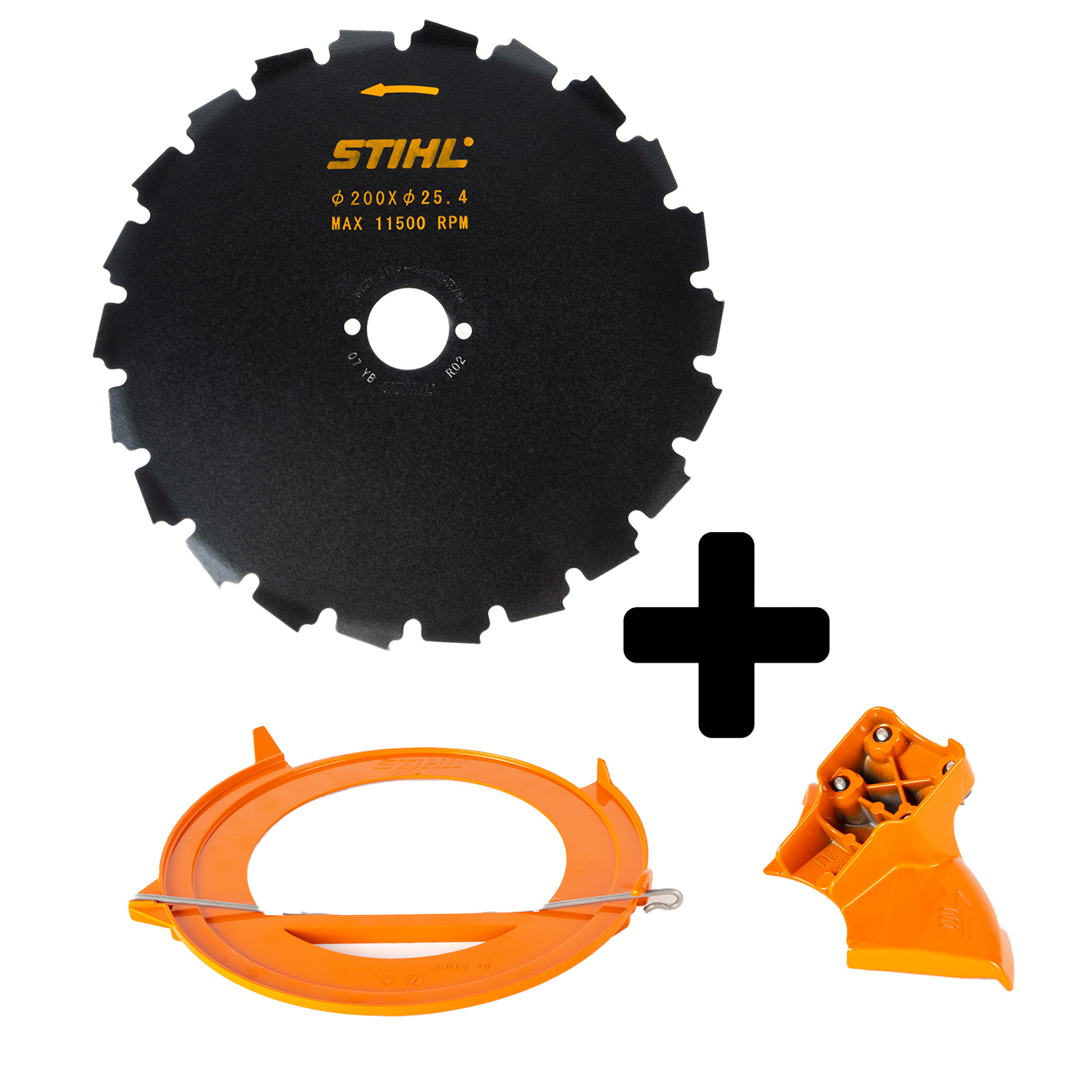 STIHL Meisselzahn-Kreissägeblatt - Set mit Anschlag & Transportschutz