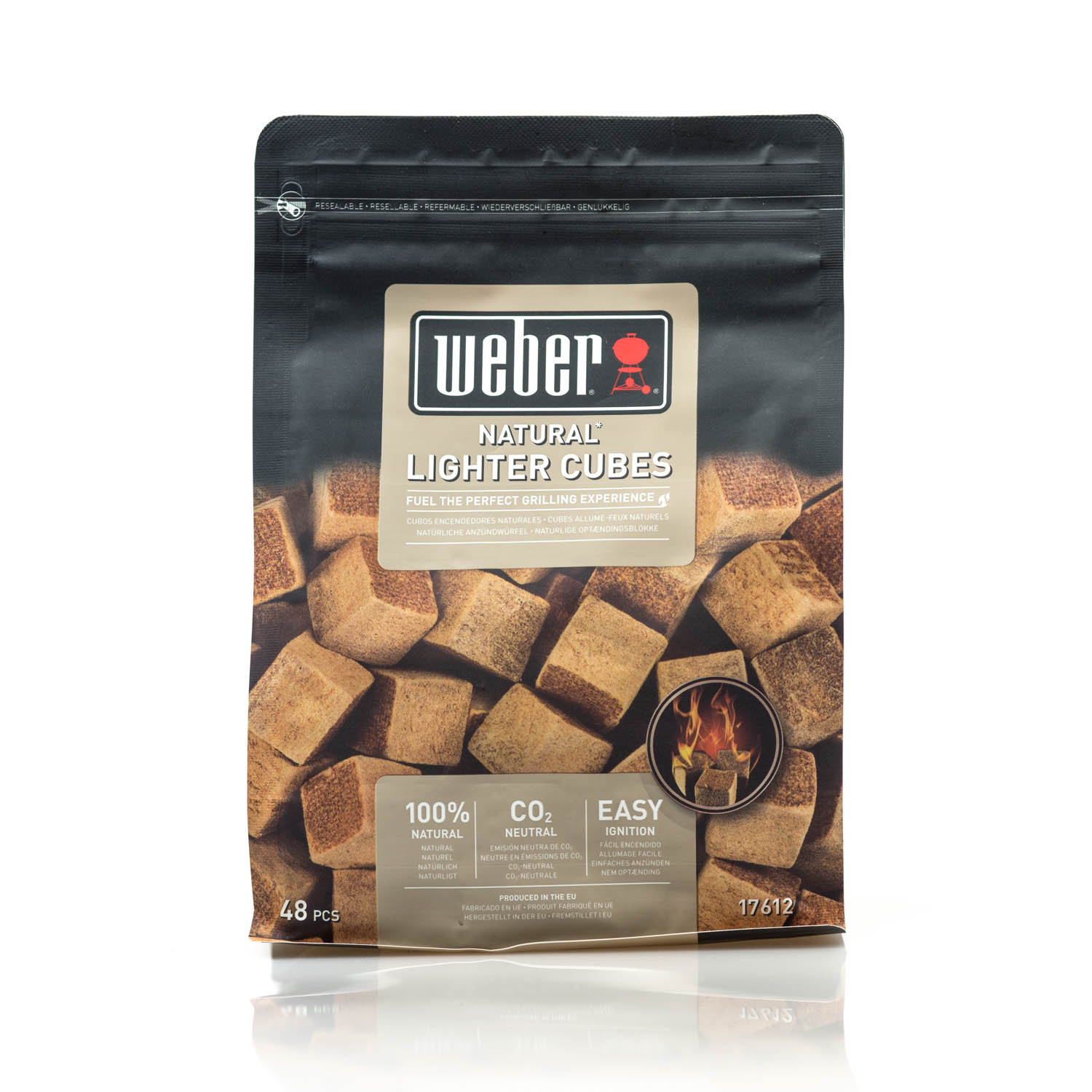 Weber Anzündwürfel braun - ökologisch 