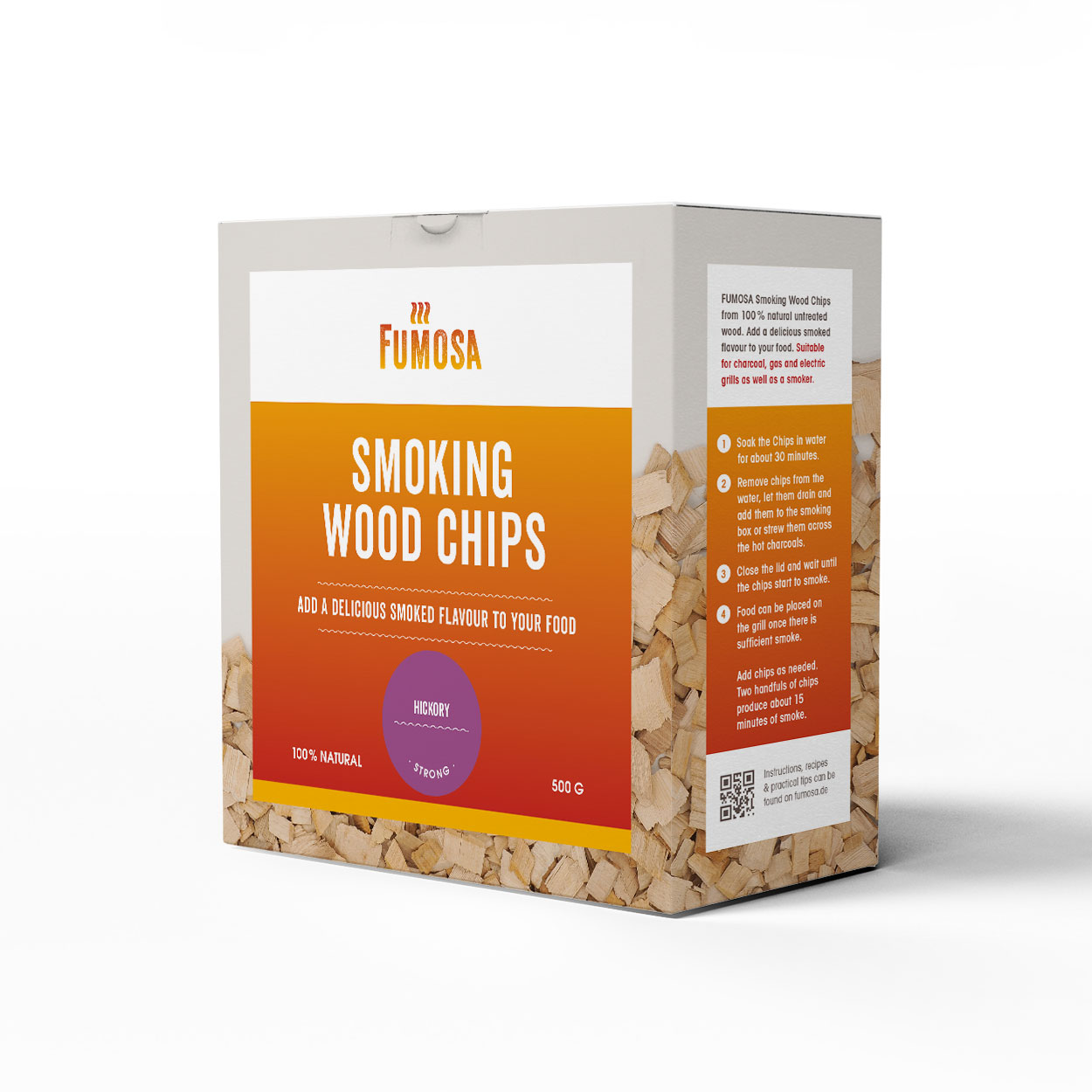 FUMOSA Räucherchips Hickory; 500g