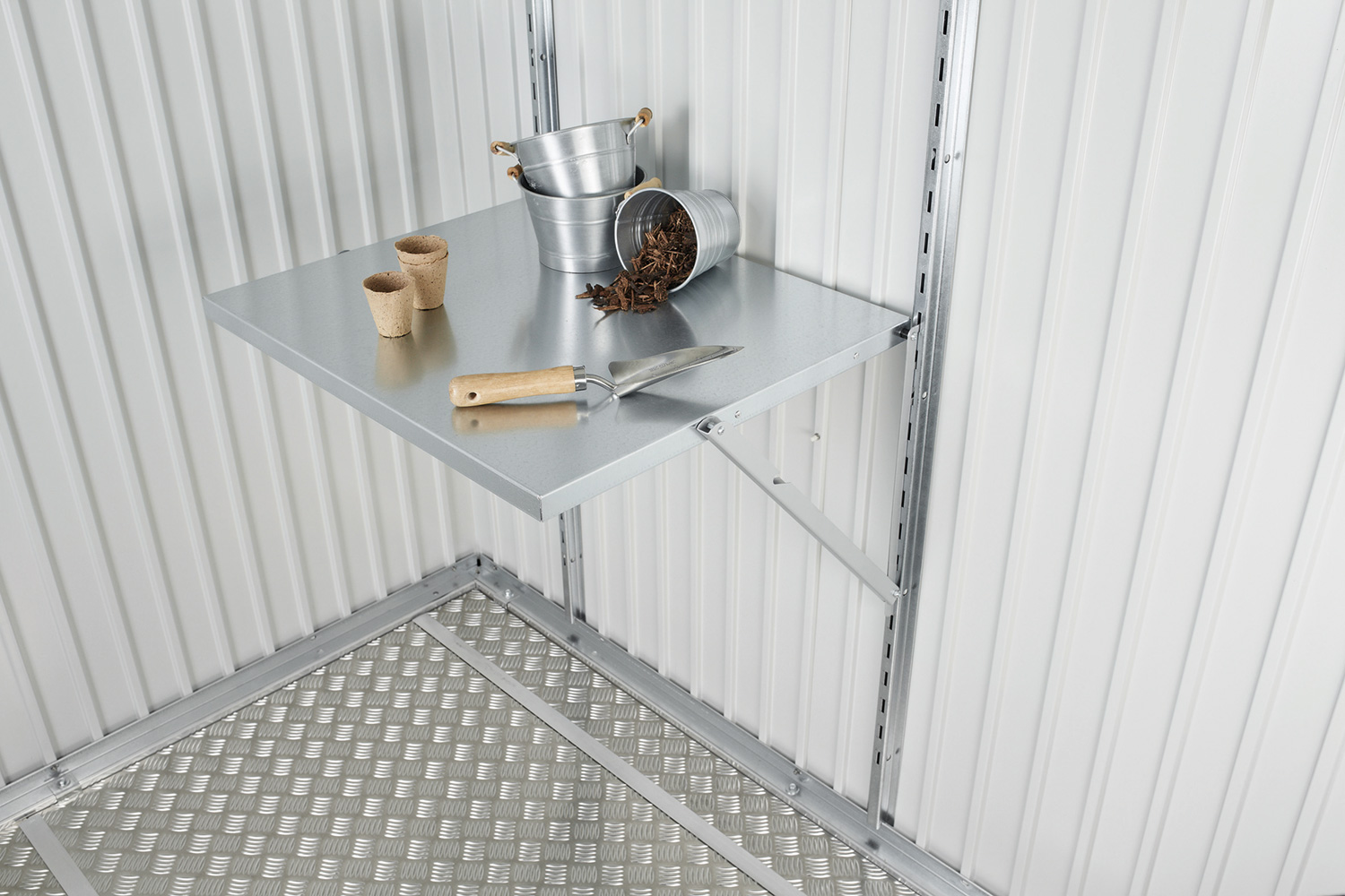 Biohort Klapptisch für Gerätehaus Highline; AvantGarde; Europa & Geräteschrank